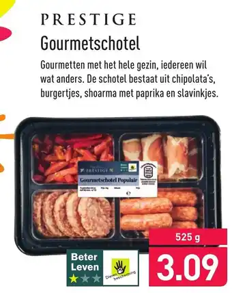 ALDI Prestige Gourmetschotel 525g aanbieding