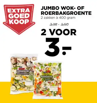 Jumbo Jumbo Wok- of roerbakgroente 2*400g aanbieding