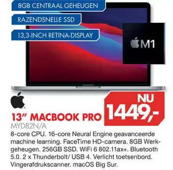 Vobis Apple MacBook Pro 13" | MYD82N/A aanbieding