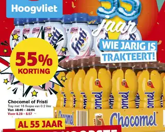 Hoogvliet Chocomel of Fristi aanbieding