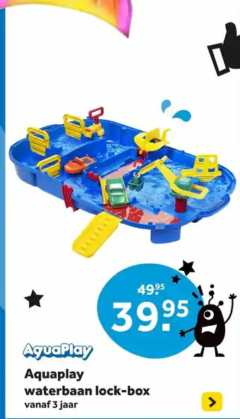 Intertoys Aquaplay waterbaan lock-box aanbieding