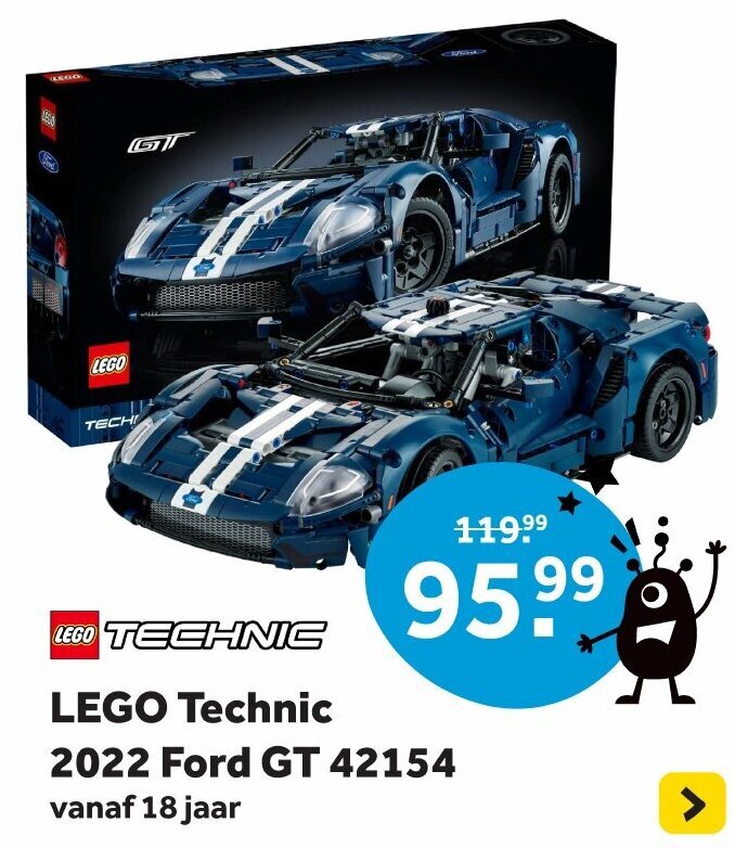 Intertoys LEGO Technic 2022 Ford GT 42154 aanbieding
