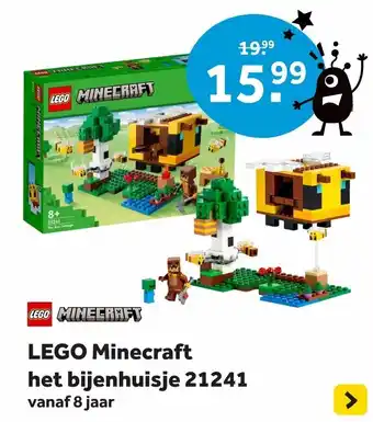 Intertoys LEGO Minecraft het bijenhuisje 21241 aanbieding