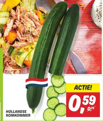 Dekamarkt HOLLANDSE KOMKOMMER aanbieding