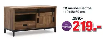 Budget Home Store TV meubel Santos klein aanbieding