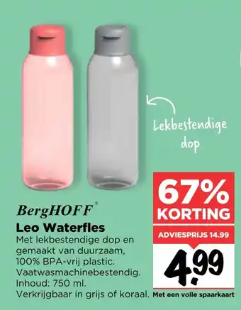 Vomar Voordeelmarkt Leo Waterfles aanbieding