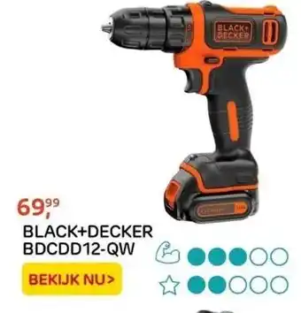 Praxis Black+decker bdcdd12-qw aanbieding