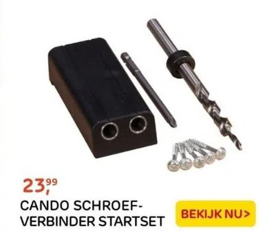 Praxis Cando schroefverbinder startset aanbieding
