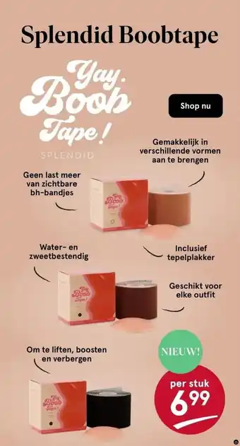 Etos Splendid boobtape aanbieding