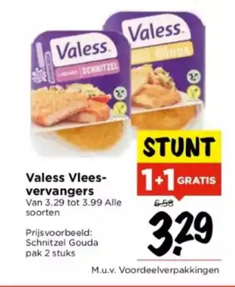 Vomar Voordeelmarkt Valess Vlees-vervangers aanbieding