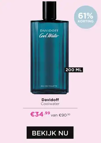 ICI Paris XL Davidoff Coolwater 200 ml aanbieding