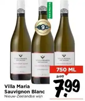 Vomar Voordeelmarkt Villa maria sauvignon blanc nieuw-zeelandse wijn aanbieding