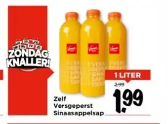 Vomar Voordeelmarkt Zelf Versgeperst Sinaasappelsap aanbieding