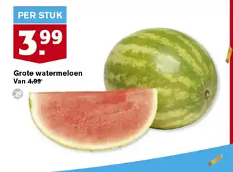 Hoogvliet Grote watermeloen aanbieding