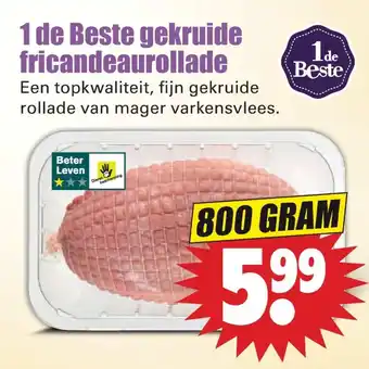 Dirk 1 de Beste gekruide fricandeaurollade 800 gram aanbieding