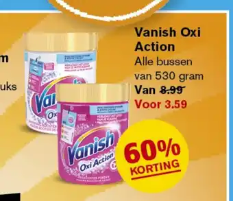 Hoogvliet Vanish Oxi Action 530 gram aanbieding