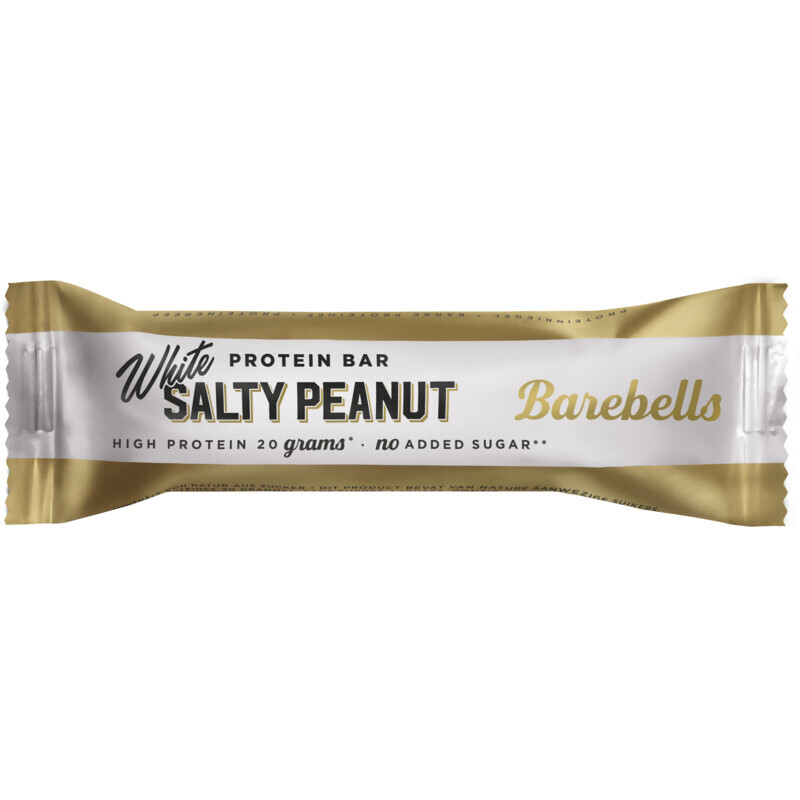 Albert Heijn Barebells protein bar white salty peanut aanbieding