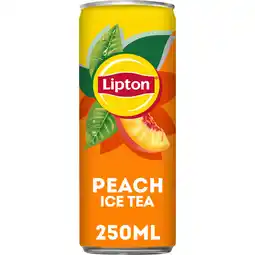 Albert Heijn Lipton peach ice tray 4-pack aanbieding