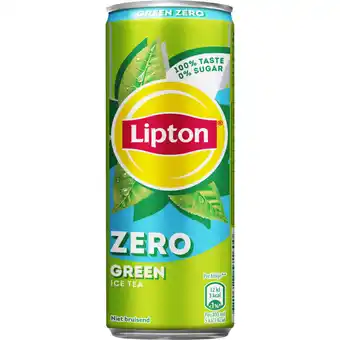 Albert Heijn Lipton green ice tea zero sugar aanbieding