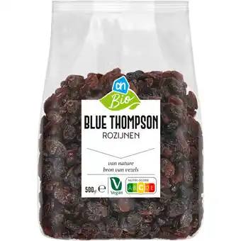Albert Heijn Ah biologisch blue thompson rozijnen aanbieding