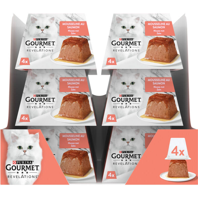 Gourmet revelations mousse met zalm aanbieding bij Albert Heijn