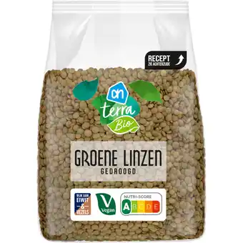 Albert Heijn Ah biologisch groene linzen aanbieding