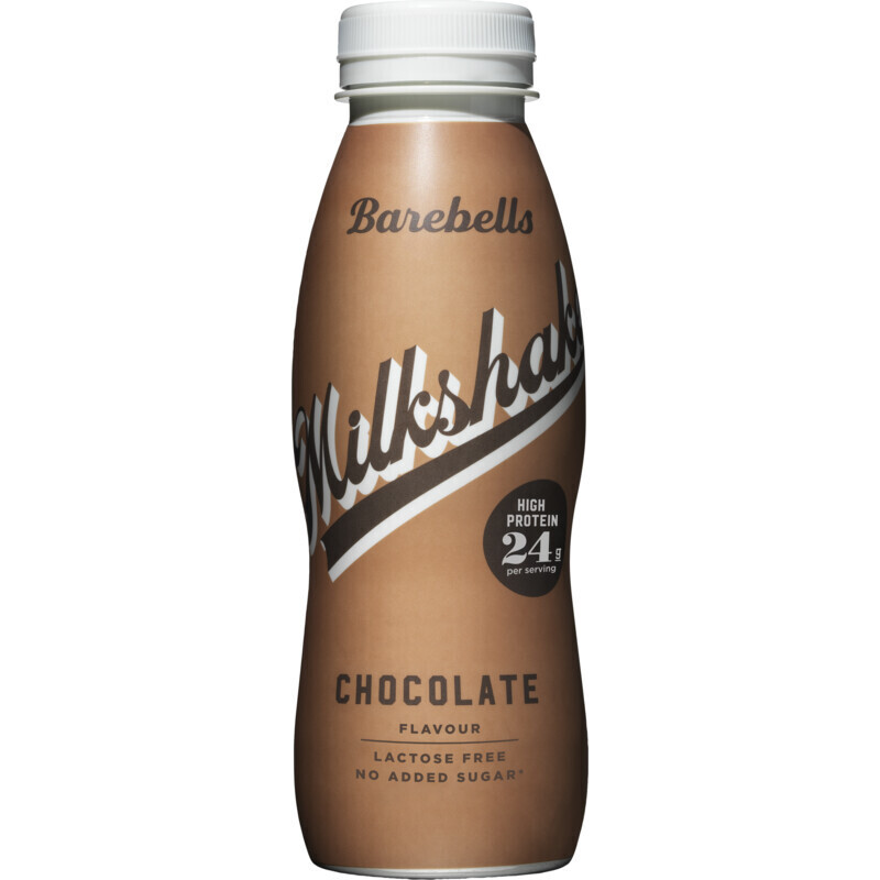 Barebells milkshake chocolate flavour aanbieding bij Albert Heijn