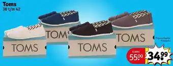 Kruidvat Toms 36 t/m 42 aanbieding