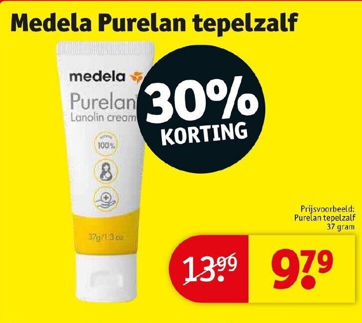 Medela Purelan tepelzalf aanbieding bij Kruidvat