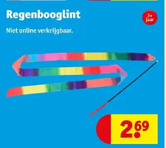 Kruidvat Regenbooglint aanbieding