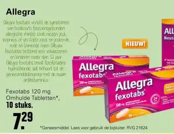 De Online Drogist Allegra aanbieding