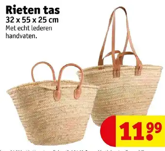 Kruidvat Rieten tas aanbieding