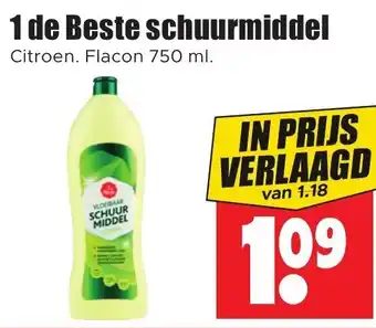 Dirk 1 de Beste schuurmiddel 750ml aanbieding