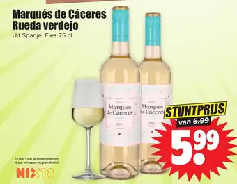 Dirk Marqués de Cáceres Rueda verdejo 75cl aanbieding