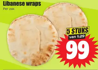 Dirk Libanese wraps aanbieding