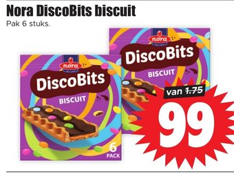 Dirk Nora DiscoBits biscuit aanbieding