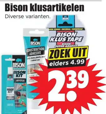 Dirk Bison klusartikelen aanbieding