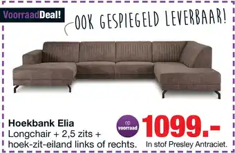 Budget Home Store Hoekbank Elia aanbieding