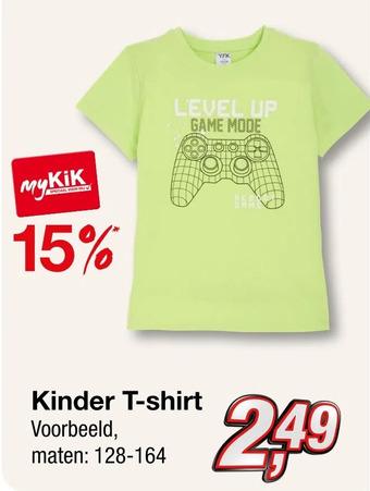 Kik Kinder t-shirt aanbieding