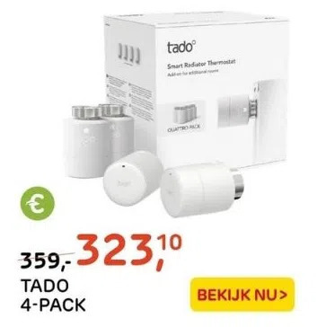 Praxis Tado 4-pack aanbieding