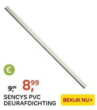 Praxis Sencys pvc deurafdichting aanbieding
