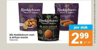 Albert Heijn Alle kwekkeboom oven & airfryer-snacks diepvries aanbieding