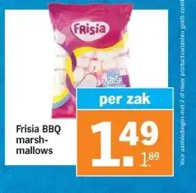 Albert Heijn Frisia bbq marshmallows aanbieding