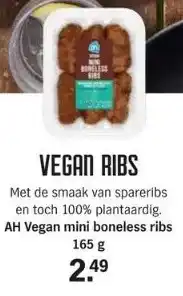 Albert Heijn Vegan ribs aanbieding