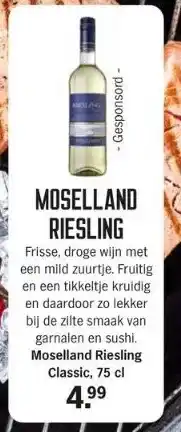 Albert Heijn Moselland riesling aanbieding