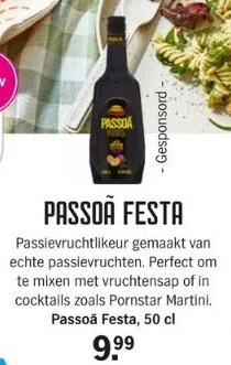 Albert Heijn Passoa festa aanbieding