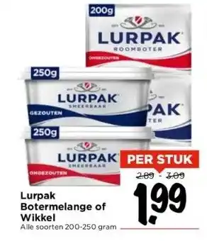 Vomar Voordeelmarkt Lurpak botermelange of wikkel aanbieding