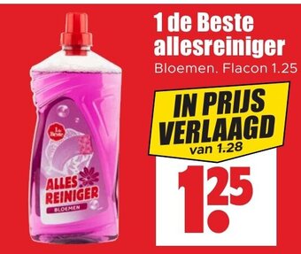 Dirk 1 de Beste allesreiniger Bloemen. Flacon 1.25 liter. aanbieding
