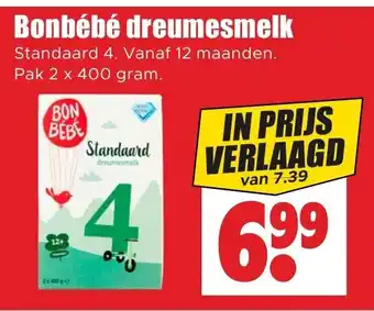 Dirk Bonbébé dreumesmelk aanbieding