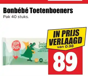 Dirk Bonbébé Toetenboeners Pak 40 stuks. aanbieding